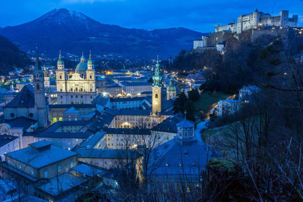 "Trip to Salzburg the world famous Mozart city is only 69km away from the sustainabel vacation rental Lieblingeck at Lake Chiemsee in Bavaria, Germany."